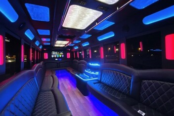Huntington Beach Limousine Bus Interior