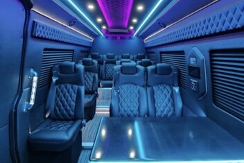Huntington Beach Sprinter Bus Interior