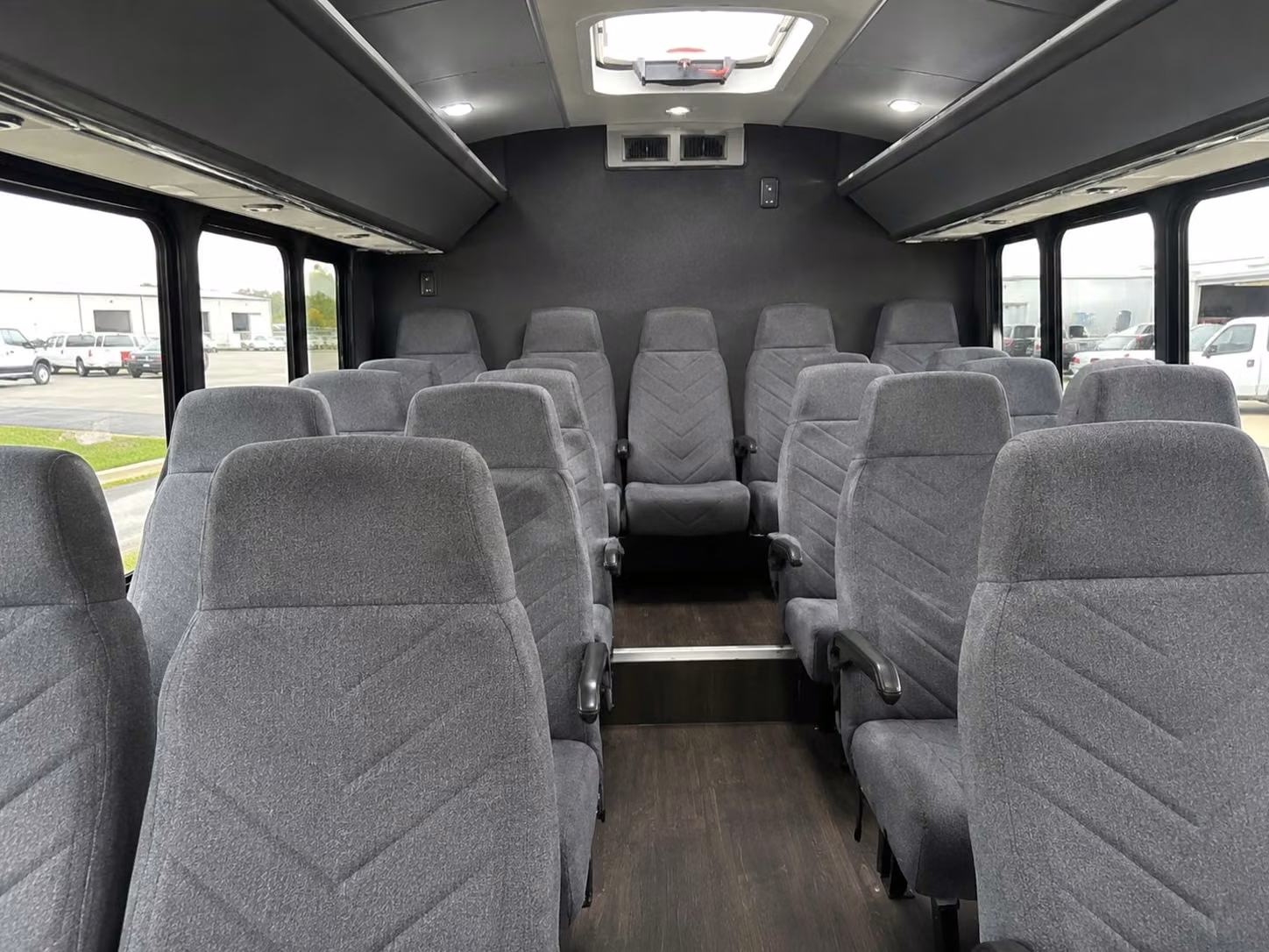 15 passenger minibus inside