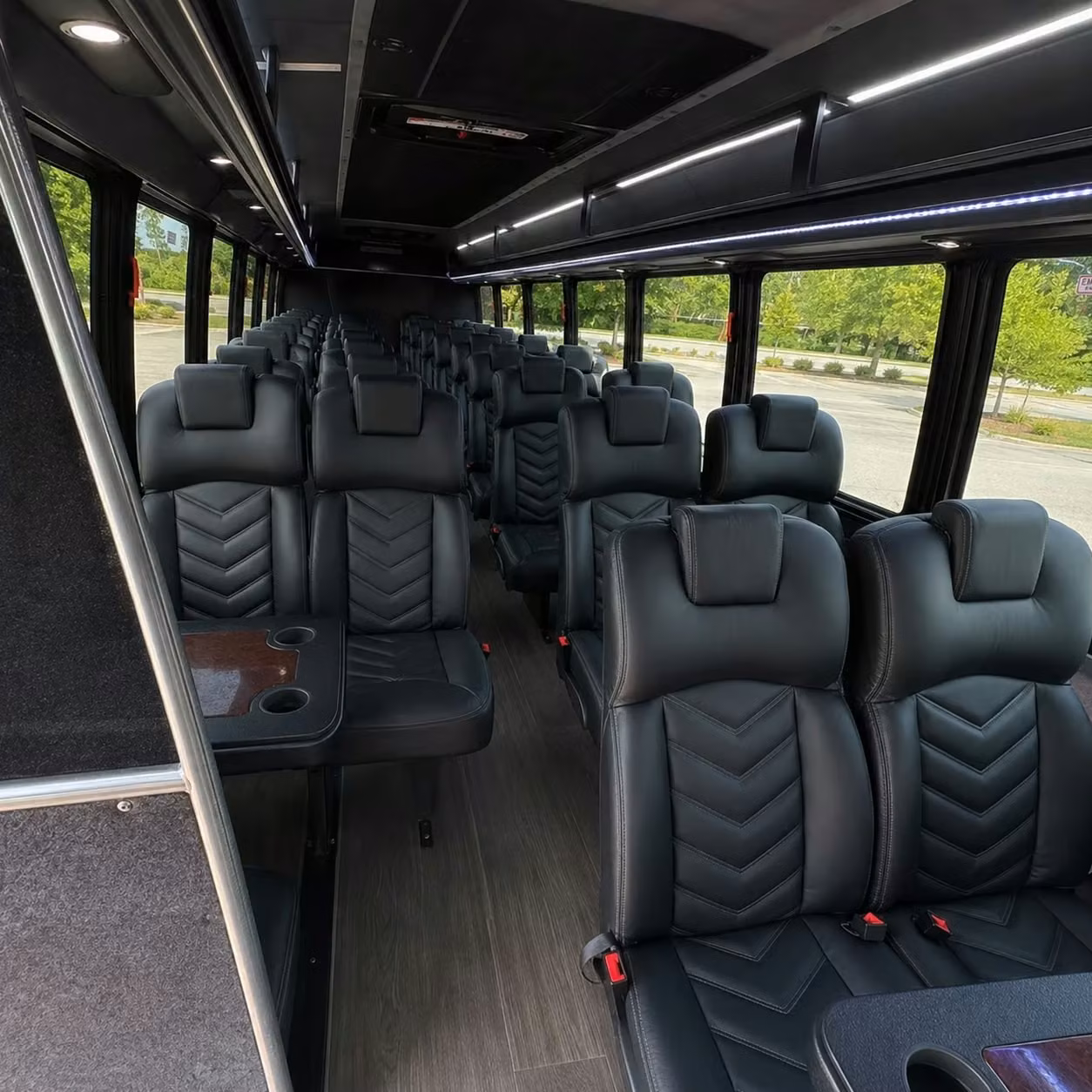 28 passenger minibus inside