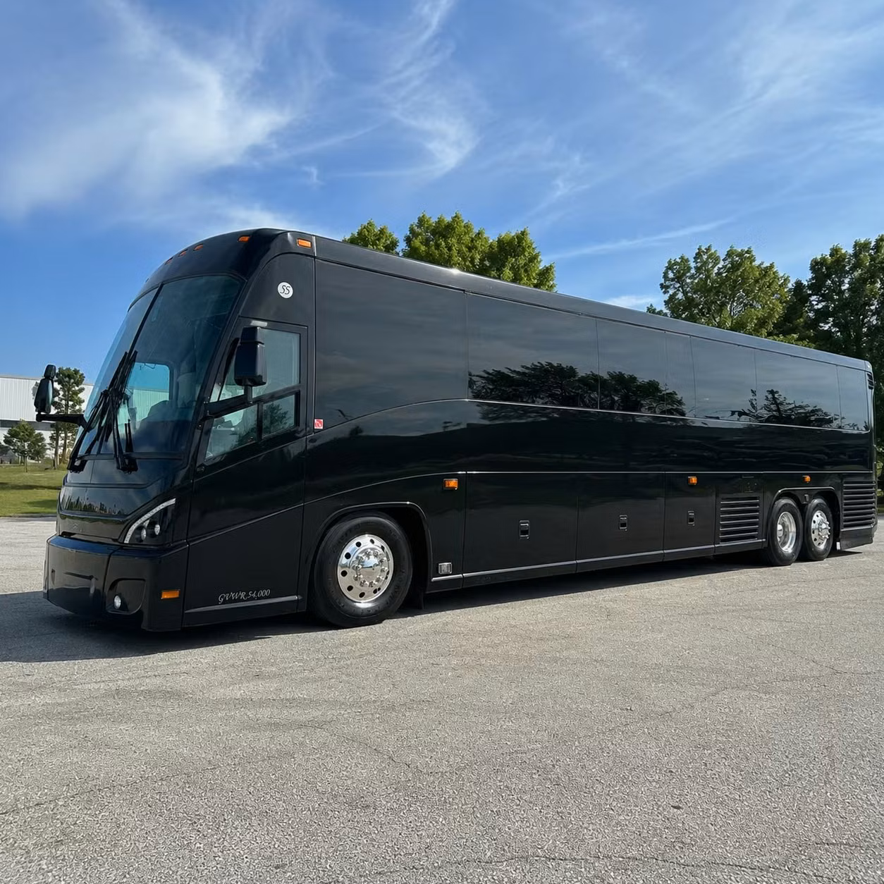 56 passenger charter bus