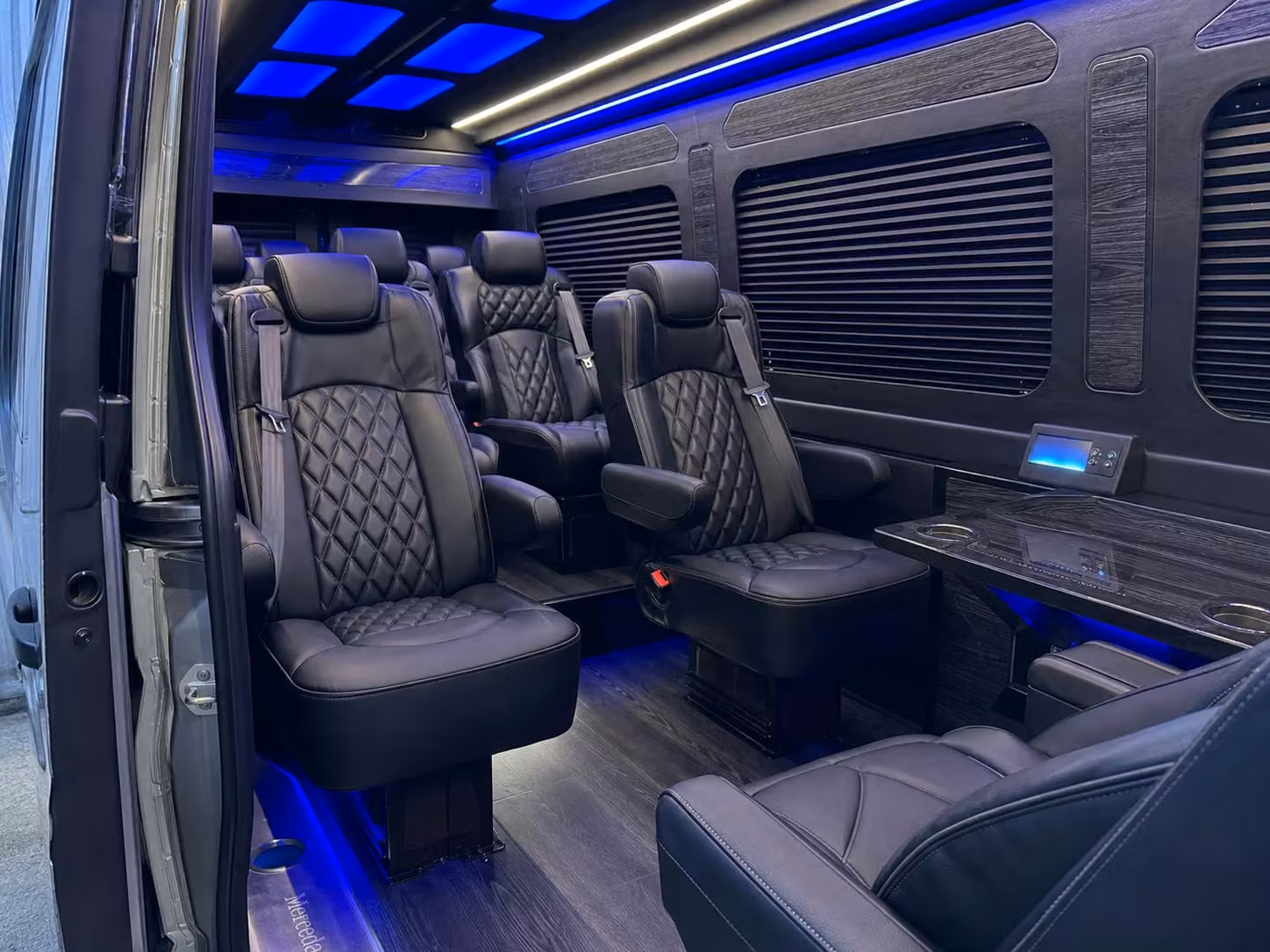 sprinter van transportation for groups and events across huntington beach